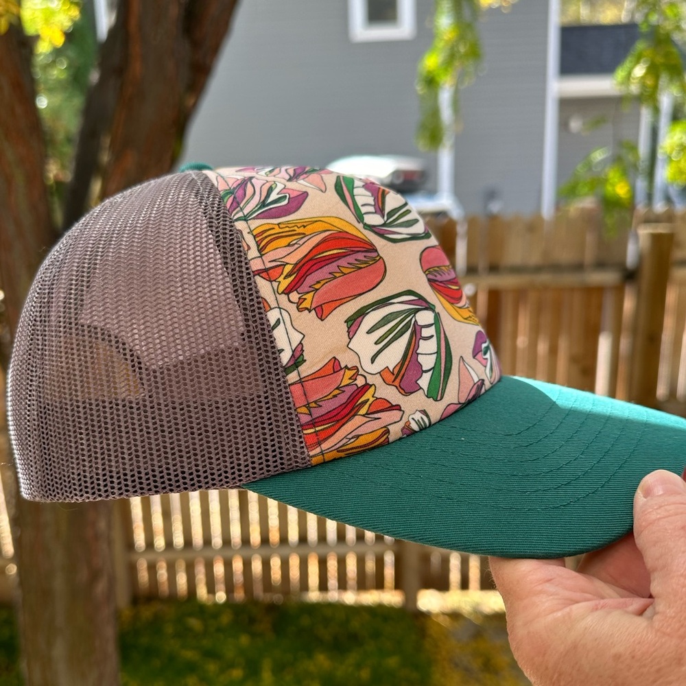 Katherine Homes Title Nine Tulip Mesh Trucker Snap Back Hat - Picture 9 of 13